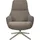 otto home Drehsessel OTTO HOME "CLARINDA moderner Ohrensessel drehbar, TV-Sessel, Relaxsessel", grau (taupe), B:76cm H:100cm T:81cm, metal frame, plywood, foam, fabric, metal base, Sessel, Drehsessel, 360-Grad drehbar, robustes Metallgestell