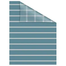 Lichtblick Fensterfolie Streifen Petrol - Gr.: 100 x 130 cm