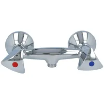 heinrichschulte Classic Line Zweigriff Brausebatterie Duscharmatur Messing verchromt