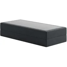 home collective Boxspringbett 90 x 200 cm H2 Anthrazit