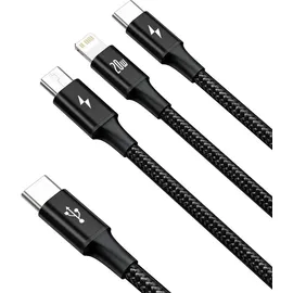 Baseus Rapid 3-in-1 USB Type-C Cable PD 20W 1.5m