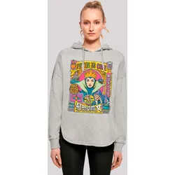 Kapuzenpullover F4NT4STIC "Disney Villians Rotten To The Core", Damen, Gr. L, grau, Obermaterial: 100% Baumwolle, casual, oversize, Langarm, Pullover, Premium Qualität