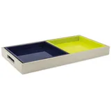 REMEMBER Tablett-Set, Trias 3er-Set gel-blau