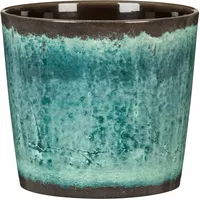 Scheurich Tradition Blumentopf aus Keramik, rund, Glasur-Effekt, Ocean Glaze,