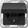 Gira Schuko-Steckdose 1-fach Schwarz 1 St.