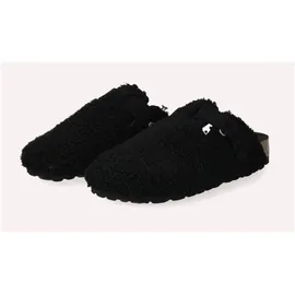 SHEPHERD Pantolette Lammfell Schwarz 37