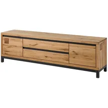 MASSIVMOEBEL24.DE TV-Board Wildeiche 190x40x56 Natur geölt VILLANDERS #153