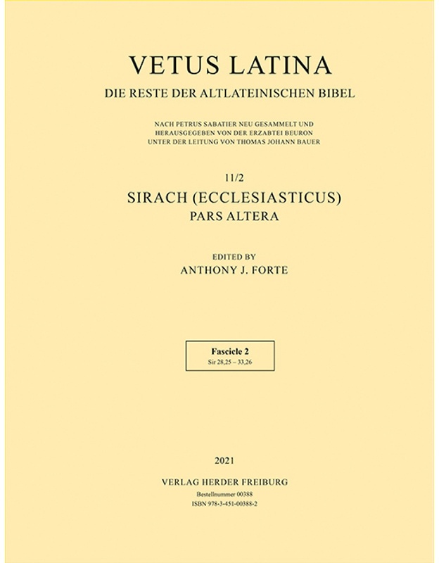 Vetus Latina  Kartoniert (TB)