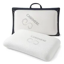 MSS e.K. Cashmere Nacken-Kissen 70 x 40 cm Weiß