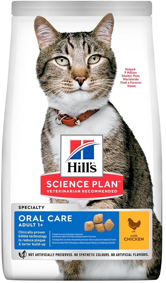 Hills Science Plan Feline Adult Oral Care Huhn 1,5 kg