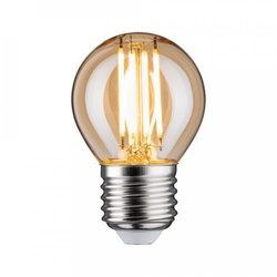 Paulmann 28713 LED Tropfen 4,7 Watt E27 Gold Goldlicht dimmbar