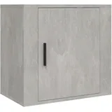 vidaXL Wand-Nachttisch Betongrau 50x30x47 cm