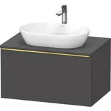 Duravit Waschtischunterschrank wandhängend „D-Neo“ 80 × 45,9 × 55 cm in Graphit Matt