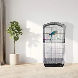 luxuskollektion Vogelkäfig Abdeckung 2er Set 78,7 x 0 x 0 cm schwarz, weiß