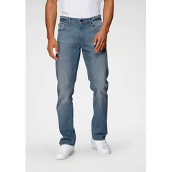H.I.S Comfort-fit-Jeans »ANTIN«, bequeme Passform, gerades Bein, mit Used-Waschung, Gr. 31 - Länge 34, blue, , 63069015-31 Länge 34