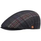 Mayser Jasper Fancy Flatcap Schirmmütze Made in EU Herren Herbst Winter blau 56 cm - 56