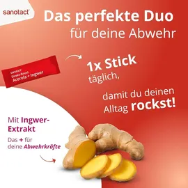 Sanotact Direkt-Boost Acerola + Ingwer Sticks 20 St.