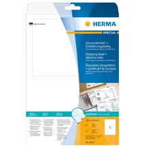 Herma Adressetiketten 8316 Weiß 182 x 130 mm 25 Blatt 25 St.