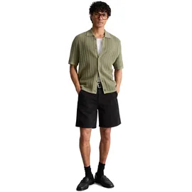 Marc O'Polo Strickjacke mit Lochstruktur Grün XXL