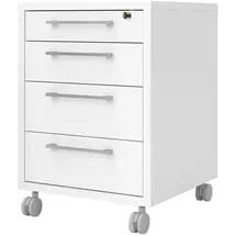 Möbel Kraft Success Rollcontainer 48,2 x 49,1 x 68,2 cm Weiß