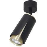 Milagro FLOWER 1xGU10 schwarz/gold
