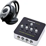 Samson QH4 Kopfhörerverstärker mit Kopfhörer