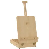 vidaXL Tischstaffelei 27x43x68 Cm Massivholz Kiefer