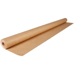 Clairefontaine 8x Braunes Kraftpapier gerippt 60g, Rolle 25x1m - Kraft braun 495771C