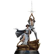 Iron Studios Star Wars Deluxe Art Scale Statue 1/10 Luke and Leia 41 cm