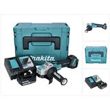 Makita DGA 521 RT1X1J Akku Winkelschleifer 18 V 125 mm X-LOCK Brushless + 1x Akku 5,0 Ah + Ladegerät + Makpac