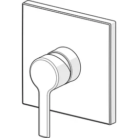 Hansa HANSARONDA Duscharmatur Einhandmischer eckig für 1 Verbraucher Chrom 83869583