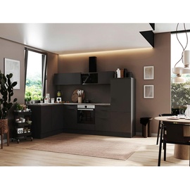 Respekta Küche vormontierte L - Küche 280 x 175 cm, wechselseitig aufbaubar, incl. Geräte R...