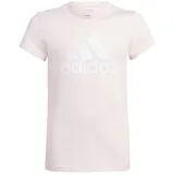 Adidas Essentials Big Logo Cotton T-Shirt Mädchen clear pink/white