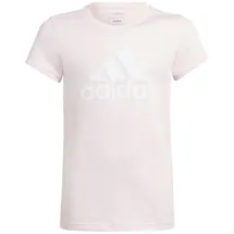 Adidas Essentials Big Logo Cotton T-Shirt Mädchen clear pink/white