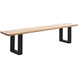 MCA living Sitzbank Palais Bank Schwarz 180 x 50 x 40 cm