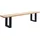 MCA living Sitzbank Palais Bank Schwarz 180 x 50 x 40 cm