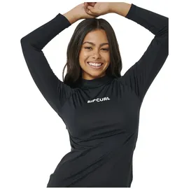 Rip Curl Classic Surf Upf Damen-rashguard Mit Langen Ärmeln - Black - M