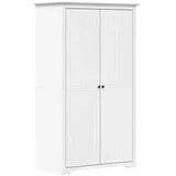 vidaXL Kleiderschrank BODO Weiß 99x53,5x173 cm Massivholz Kiefer