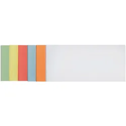 Franken GmbH FRANKEN - Moderationskarte - rechteckig - 9.5 x 20.5 cm - weiß, Gel
