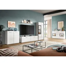 Möbel Boss Vitrine ICE 60 x 34 x 160 cm Weiß