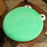 Champracer Sitzkissen Kinder, Runde Sitzkissen, Memory Schaum Sitzkissen, Cartoon Sitz Esszimmerstuhl Kissen, für Büro, Auto, Zuhause und Schule (Frosch,40 cm)