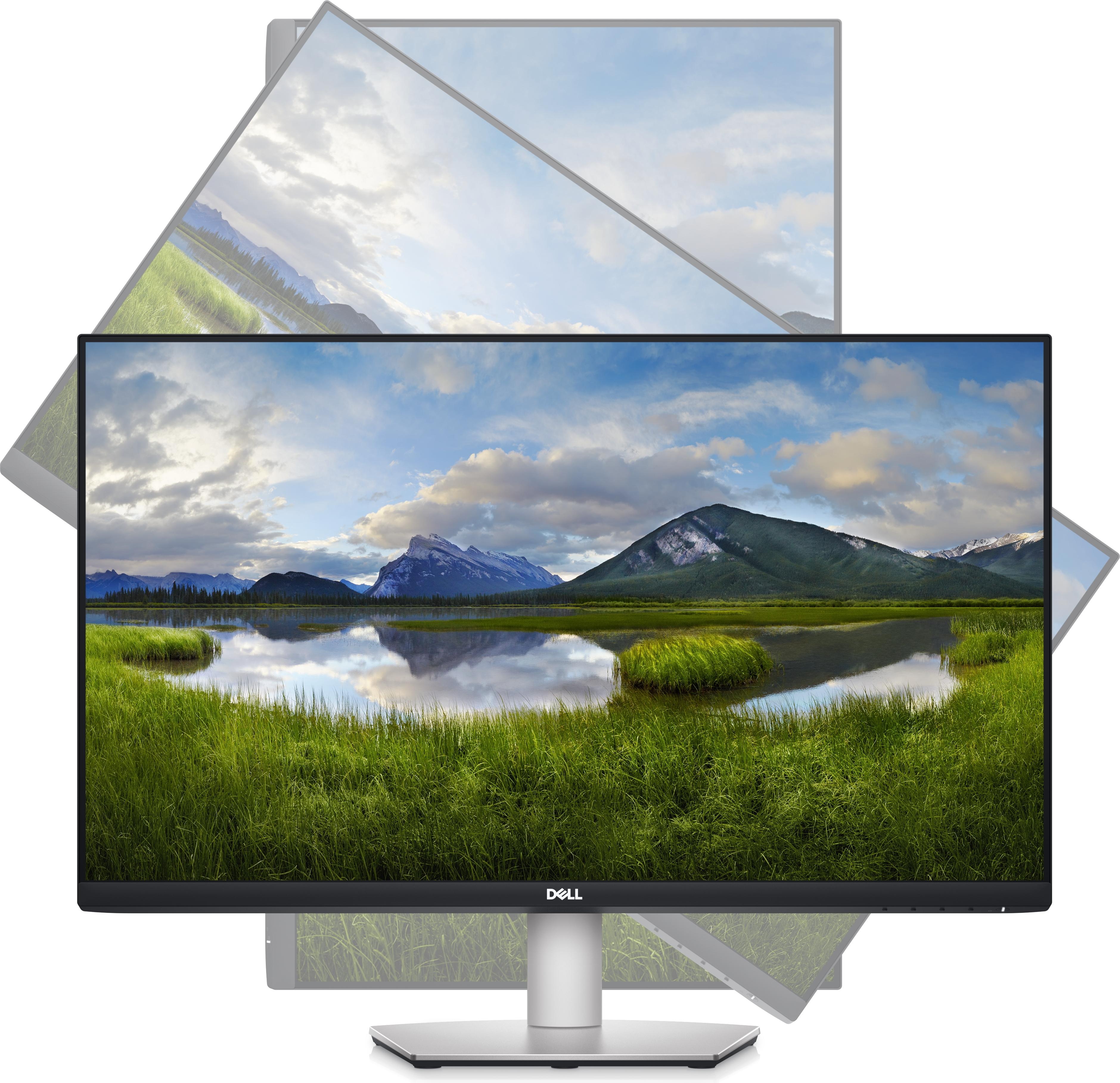 Dell S2722DC (2560 x 1440 Pixel, 27"), Monitor, Silber