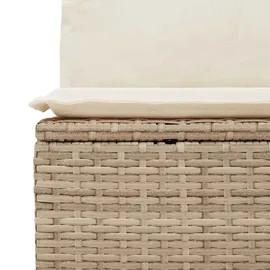 vidaXL Gartenbank 114 x 58 x 67 cm Beige