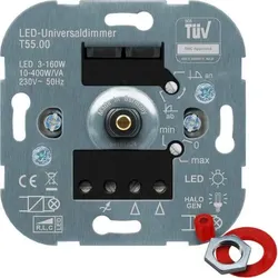 1St. NDIMUNIDR400LED160.0 LED-Universaldimmer, Drehdimmer, Schalte