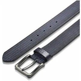 Lerros Herrengürtel Leder 100 Blau