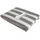 WINDHAGER Balkonblende Ibiza 90 x 500 cm grau/weiß 06146