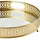 Marrakesch Orient & Mediterran Interior Spiegeltablett Serviertablett Deko Tablett Rund Nikita Gold