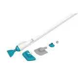 Bestway Flowclear AquaCrawl Poolsauger für 4,5 m oberirdische Pools mit abnehmbarem Schmutzbeutel, Saugdüse, Skimmerkopf und Adaptern