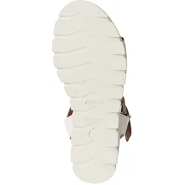 TAMARIS Keilsandaletten Damen Weiß 40