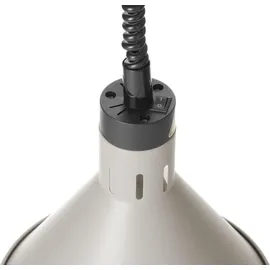 HENDI Höhenverstellbare Wärmelampe konisch Infrarotlampe 250 Watt